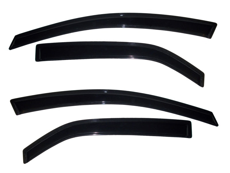AVS 10-12 Kia Forte Ventvisor Outside Mount Window Deflectors 4pc - 94688-C-Dub Tech