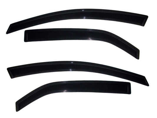AVS 10-12 Kia Forte Ventvisor Outside Mount Window Deflectors 4pc - 94688-C-Dub Tech