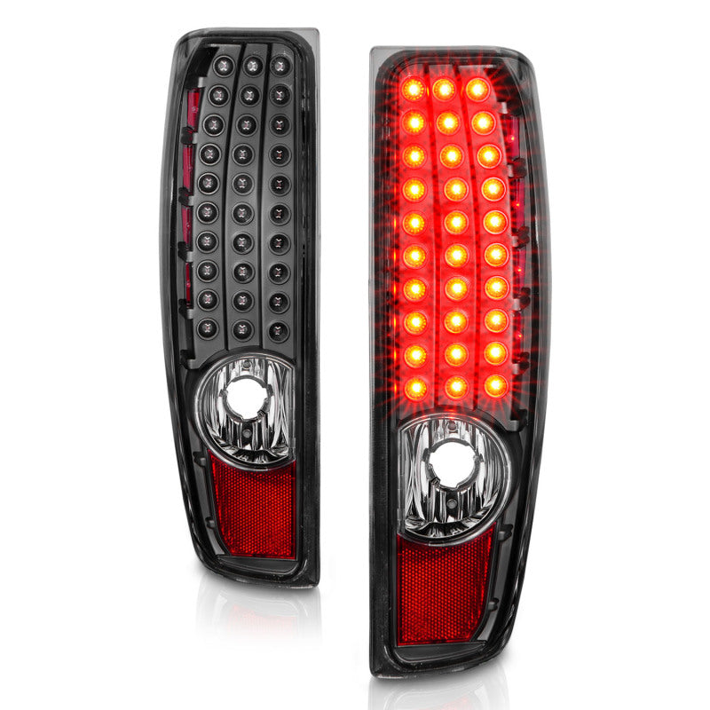 Anzo 04-10 Chevy Colorado LED Tailights G2 - Black - 311385-C-Dub Tech