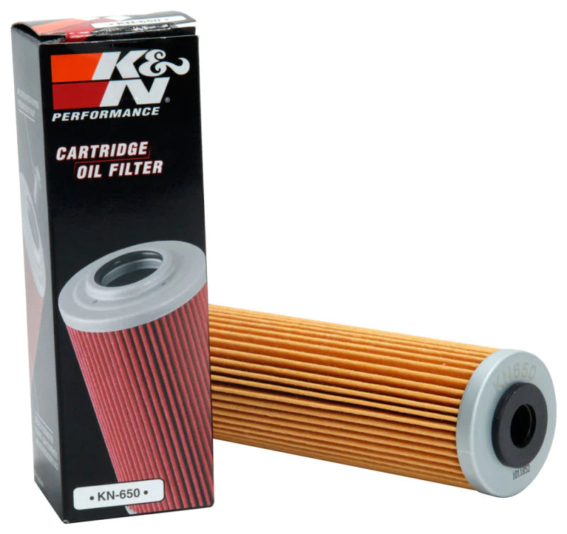 K&N 1.625in OD x 5.05in H Oil Filter - KN-650