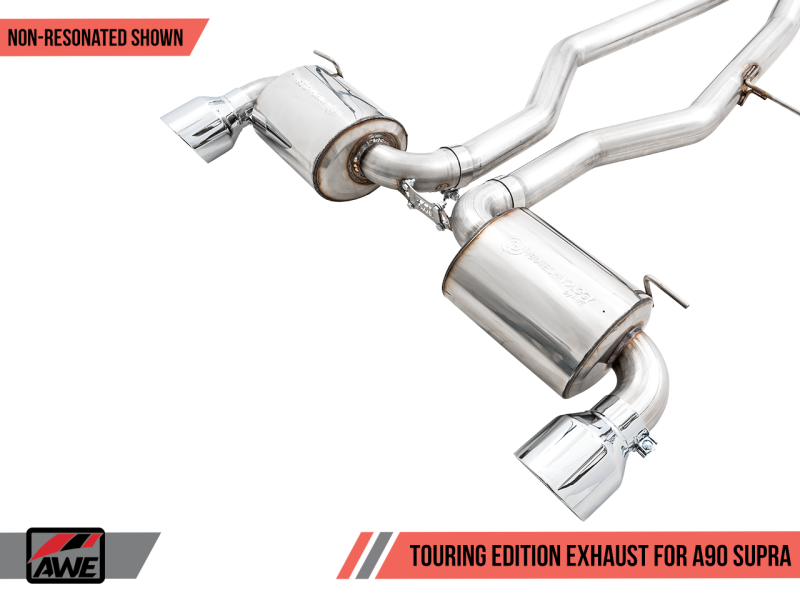 AWE 2020 Toyota Supra A90 Non-Resonated Touring Edition Exhaust - - 3020-32058-C-Dub Tech