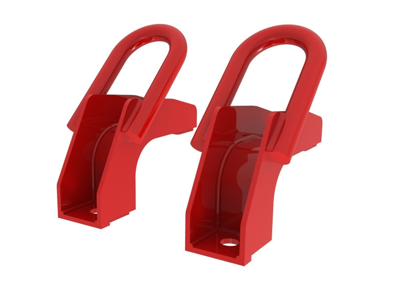 aFe Control Front Tow Hook Red 2022 Toyota Tundra 3.5L - 450-72T001-R-C-Dub Tech