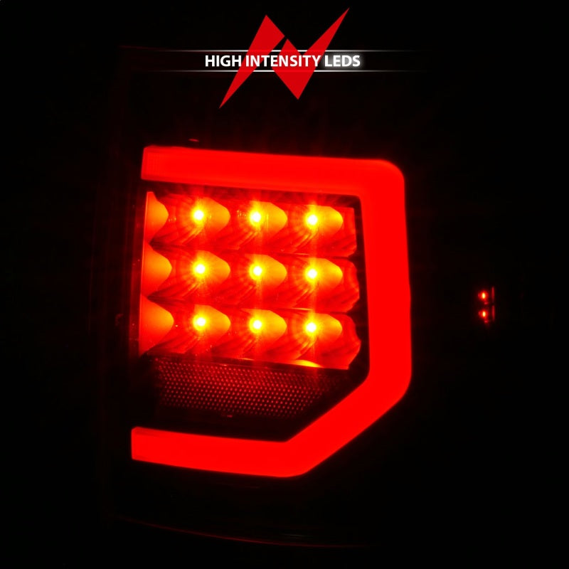 Anzo 07-11 Toyota Tundra Full LED Tailights Black Housing Clear - 311386-C-Dub Tech
