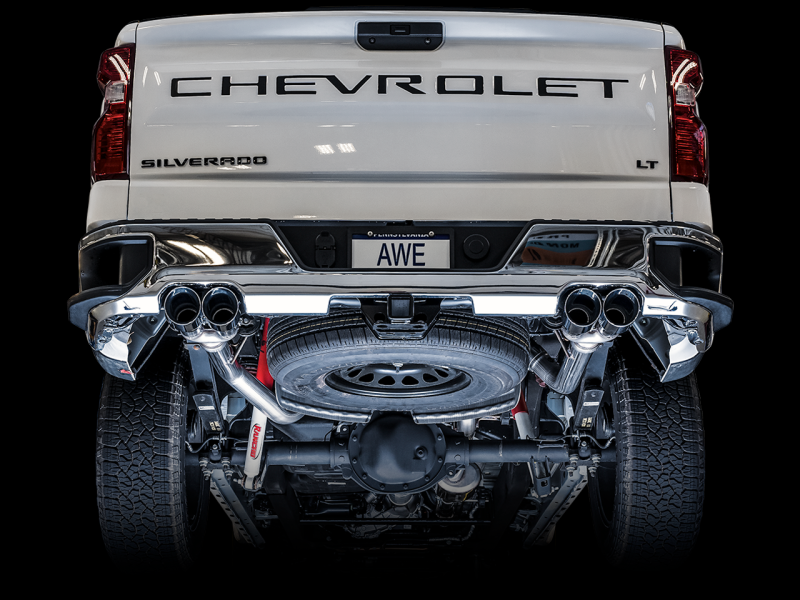 AWE Tuning 4th Gen GM 1500 5.3L 0FG Catback Split - 3015-42201-C-Dub Tech