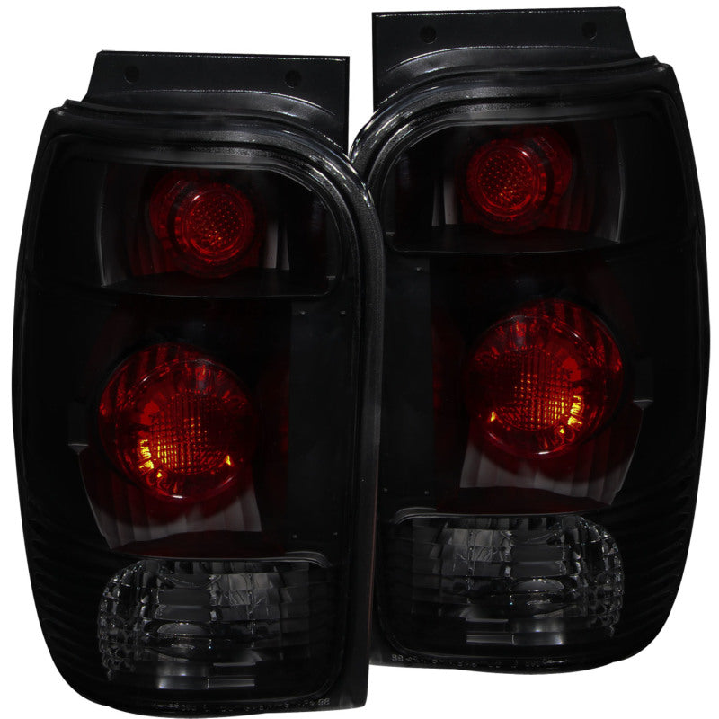 ANZO 1998-2001 Ford Explorer Taillights Dark Smoke - 221186-C-Dub Tech