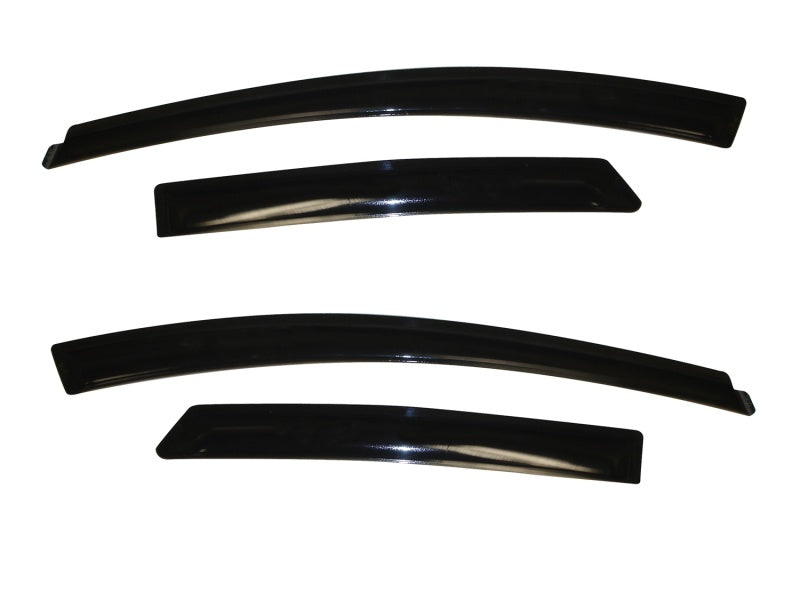 AVS 12-18 Ford Focus Ventvisor Outside Mount Window Deflectors 4pc - 94373-C-Dub Tech