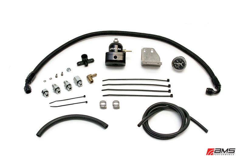 AMS Performance 08-15 Mitsubishi EVO X Fuel Pressure Regulator Kit - AMS.04.07.0001-1-C-Dub Tech