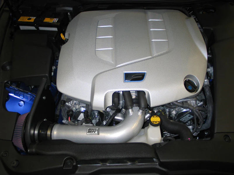 K&N 08-09 Lexus IS F Silver Short Ram Typhoon Intake - 69-8703TS