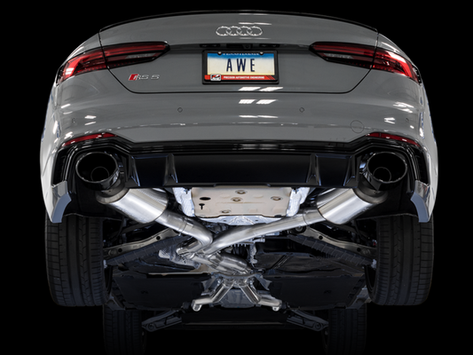 AWE Tuning Audi B9 RS 5 Sportback Touring Edition Exhaust-Resonated- - 3015-33118-C-Dub Tech