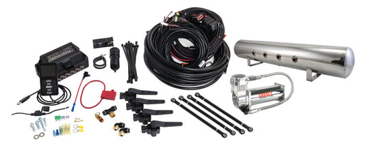 Air Lift Performance 3H (3/8 Air Line 5 Gal  Polished - 27798-C-Dub Tech