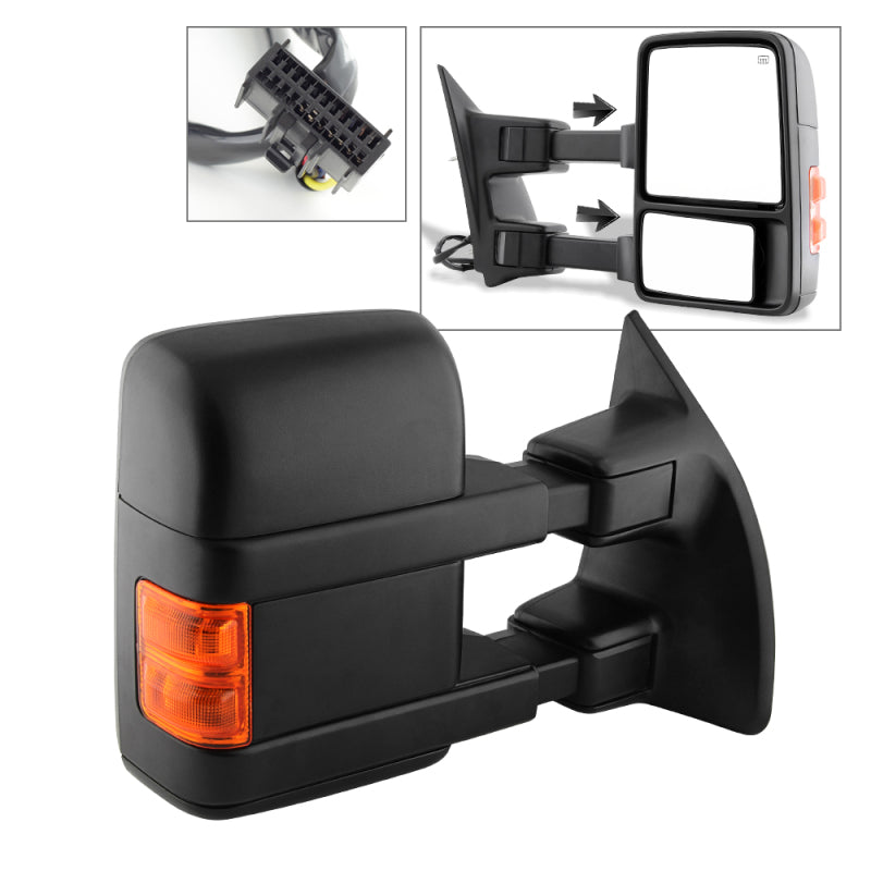 xTune 08-14 Ford SuperDuty Power Heated Adjust Mirror - Right - 9933158