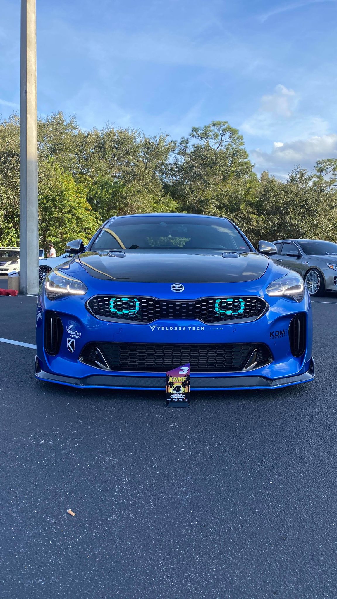 2017-2023 Kia Stinger 3.3T/2.0T/2.5T Dual BIG MOUTH "LIT KIT" Ram Air Intake Snorkels-C-Dub Tech
