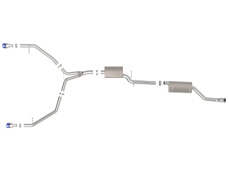 afe MACH Force-Xp 13-16 Audi Allroad L4 SS Cat-Back Exhaust - 49-36438-L-C-Dub Tech