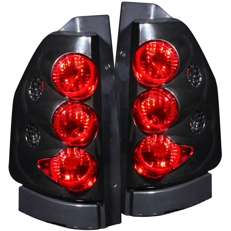 ANZO 2002-2008 Gmc Envoy Taillights Black - 211093-C-Dub Tech