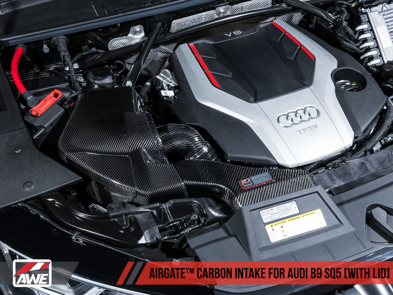 AWE Tuning Audi B9 SQ5 3.0T AirGate Carbon Fiber Intake - 2660-15060-C-Dub Tech