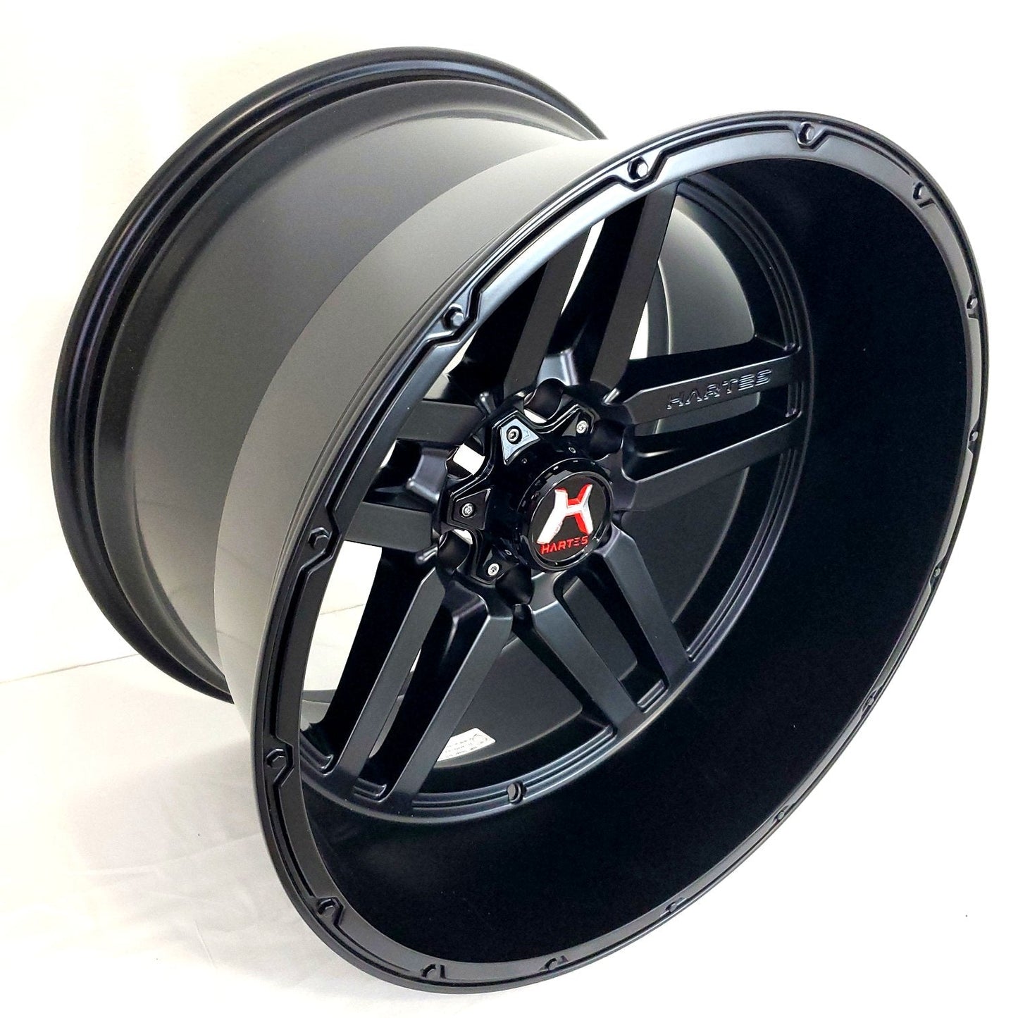 Hartes Metal Wheels - Savage Satin Black 20x12