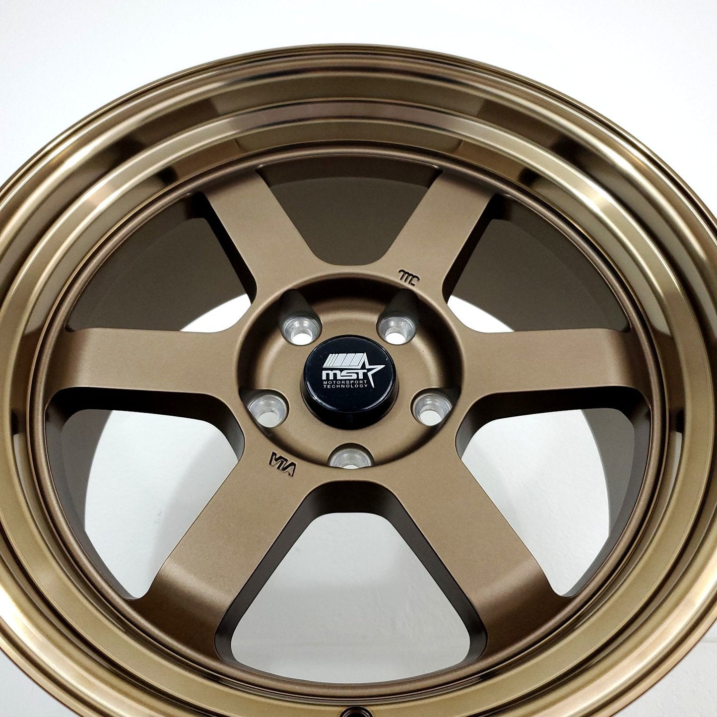 MST Wheels - MT01T Matte Bronze Gloss Lip 17x9