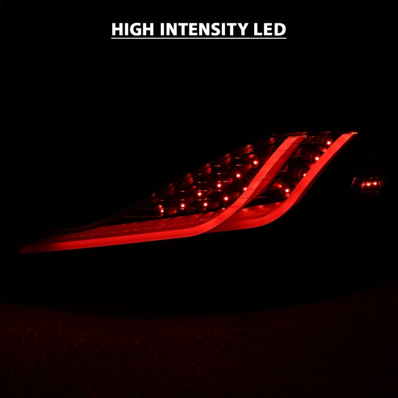 ANZO 10-13 Hyundai Genesis 2DR LED Taillights Smoke - 321347-C-Dub Tech