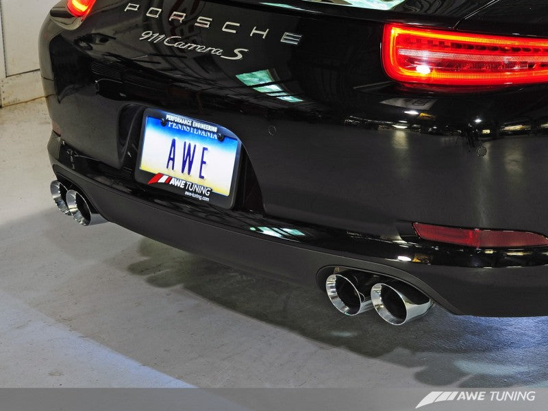 AWE Tuning Porsche 991 SwitchPath Exhaust for Non-PSE Cars Chrome - 3025-42012-C-Dub Tech