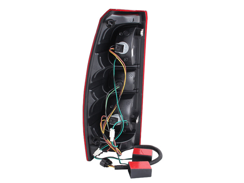 ANZO 2007-2013 Chevrolet Avalanche LED Taillights Red/Clear - 311143-C-Dub Tech