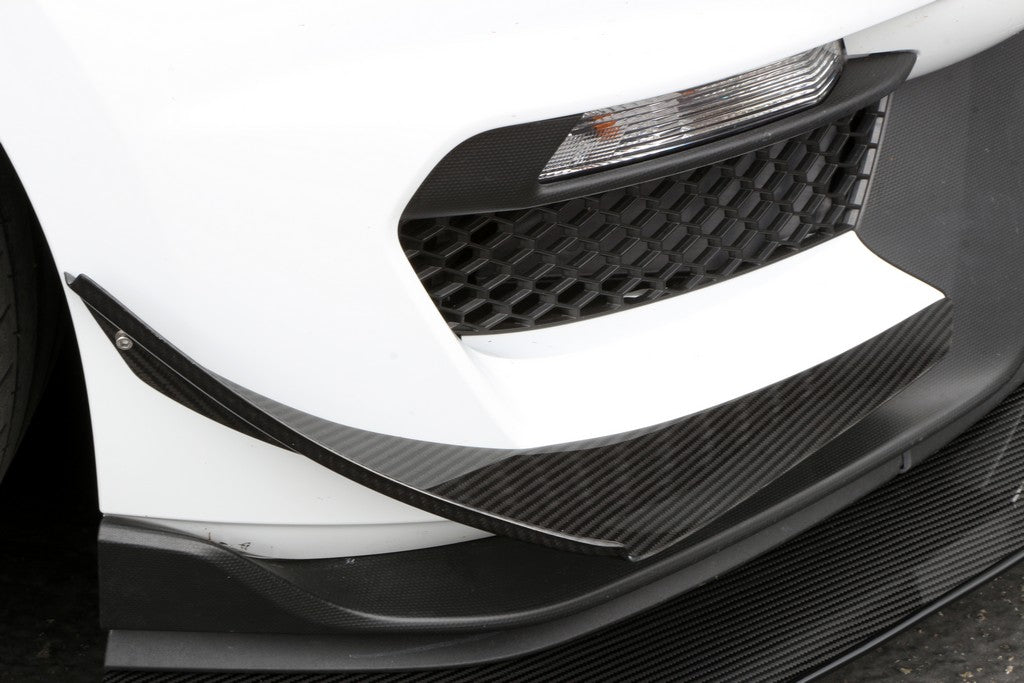 APR Performance Carbon Fiber Front Bumper Canards - AB-203518-C-Dub Tech