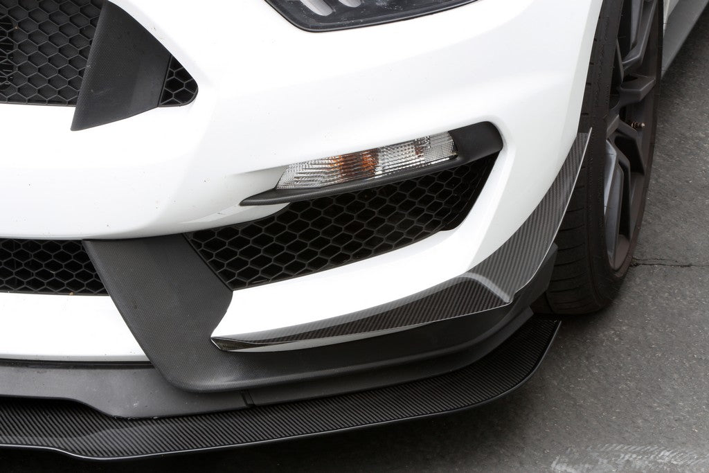 APR Performance Carbon Fiber Front Bumper Canards - AB-203518-C-Dub Tech