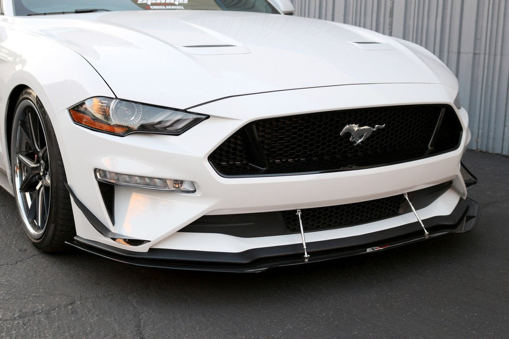 APR Performance Carbon Fiber Wind Splitter With Rods - CW-201822-C-Dub Tech
