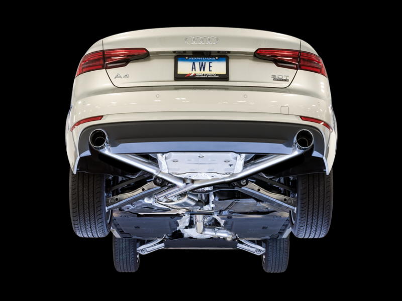 AWE Tuning Audi B9 A4 Track Edition Exhaust Dual Outlet - 3020-32024-C-Dub Tech