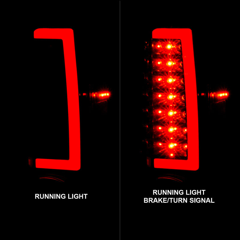 ANZO 2004-2012 Chevrolet Colorado/ GMC Canyon LED Tail Lights w/ - 311383-C-Dub Tech