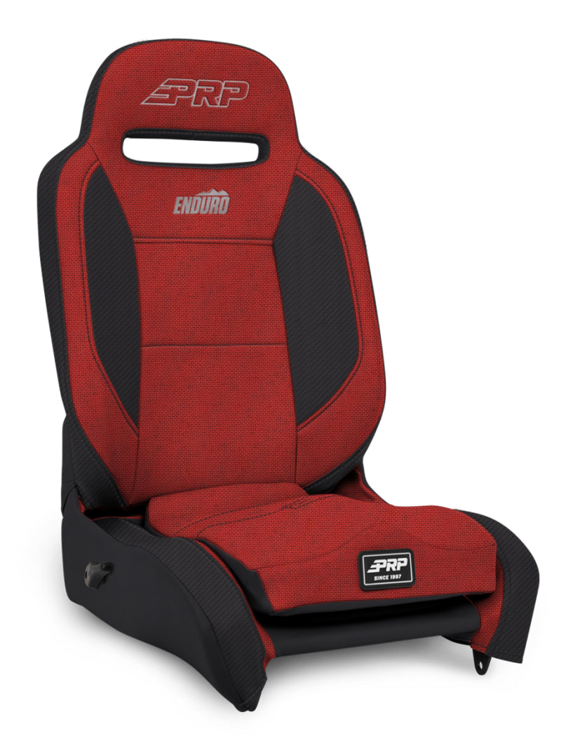 PRP Enduro Elite Reclining Suspension Seat (Passenger Side) Red/Black - A31011045-72