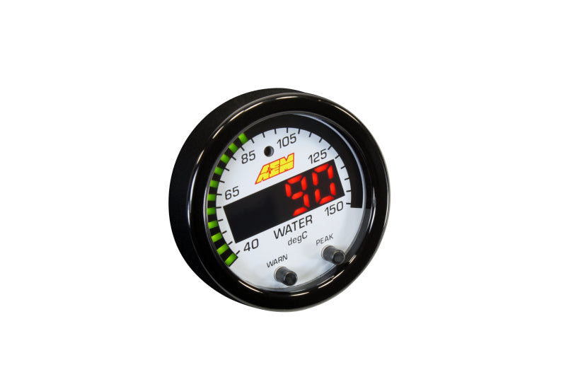 AEM X-Series Temperature 100-300F Gauge Kit (ONLY Black Bezel and - 30-0302-C-Dub Tech