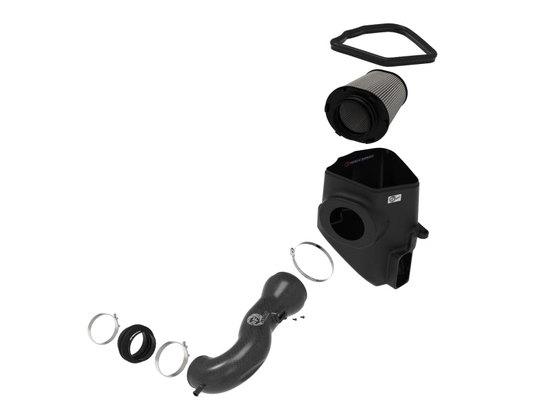 aFe 19-21 GM Trucks 5.3L/6.2L Track Series Carbon Fiber Cold - 57-10015D-C-Dub Tech