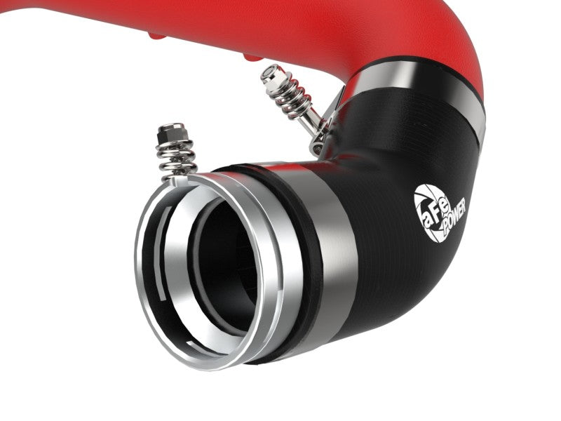 aFe BladeRunner Red 2-3/4in Aluminum Charge Pipe 2021 Toyota Supra - 46-20488-R-C-Dub Tech