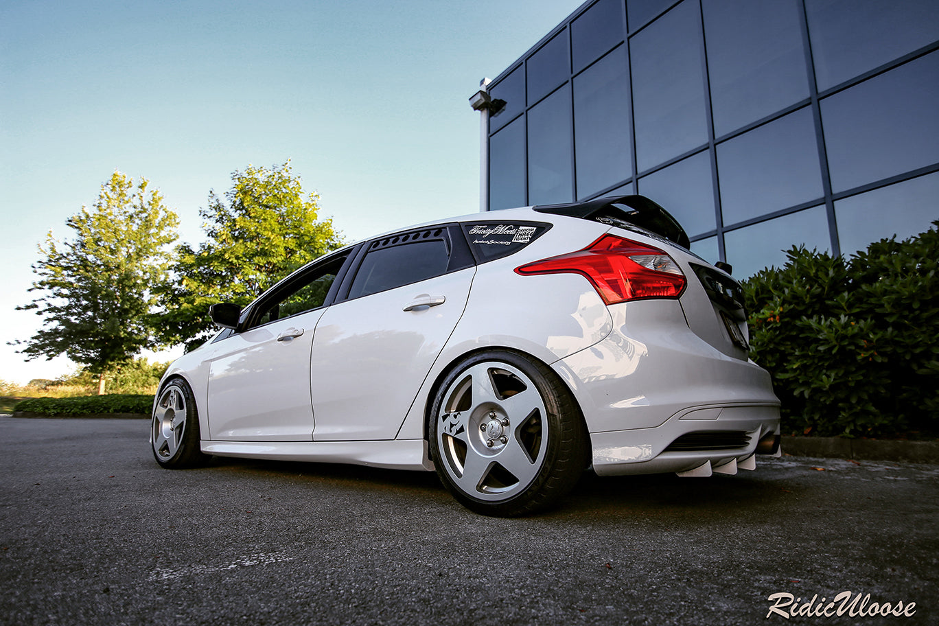 2013-2018 Ford Focus ST 6-Pack Rear Diffuser Fins-C-Dub Tech