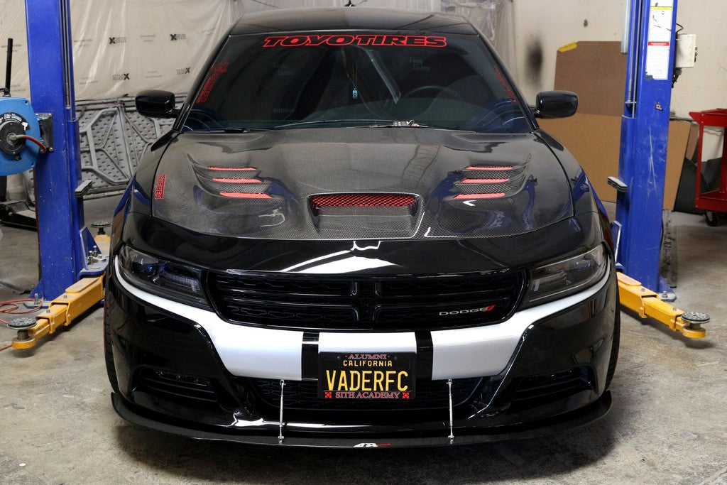 APR Performance Carbon Fiber Wind Splitter With Rods - CW-721504-C-Dub Tech