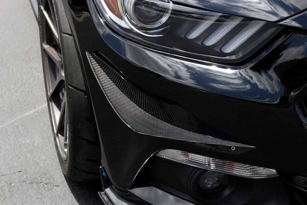 APR Performance Carbon Fiber Front Bumper Canards - AB-201510-C-Dub Tech
