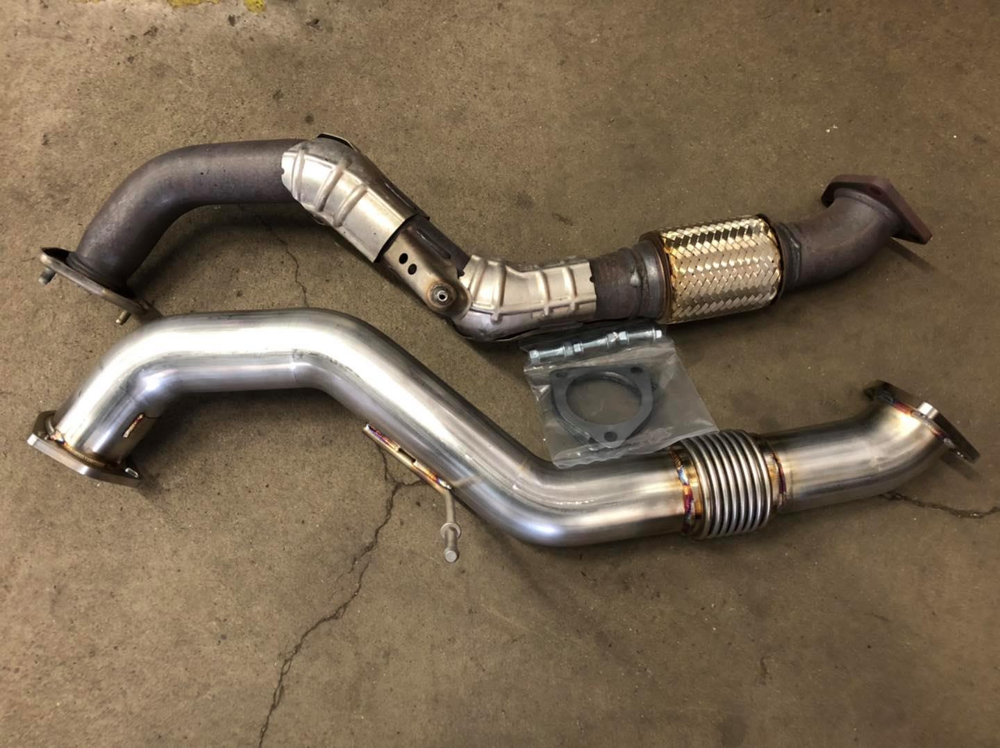 2017-2021 Honda Civic Type-R FK8 Front Pipe Upgrade-C-Dub Tech