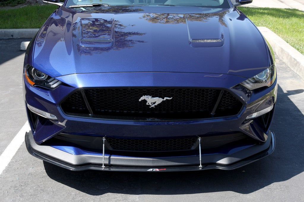 APR Performance Carbon Fiber Wind Splitter With Rods - CW-201810-C-Dub Tech