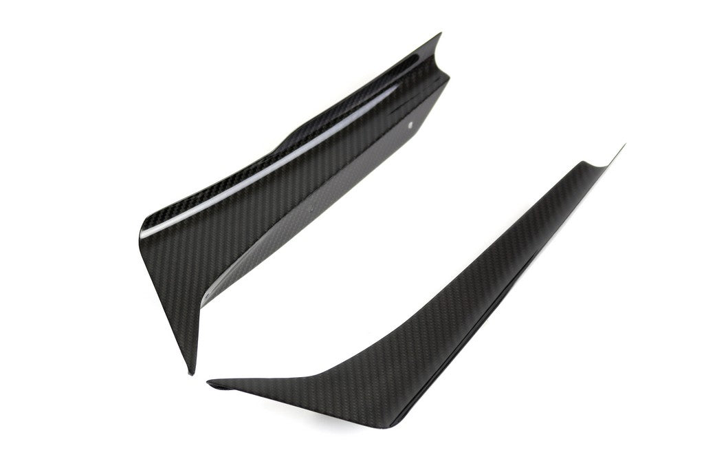 APR Performance Carbon Fiber Front Bumper Canards - AB-808018-C-Dub Tech