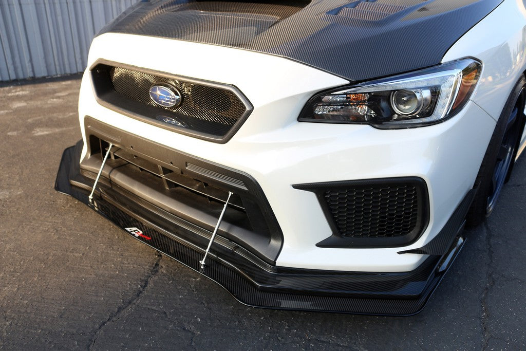 APR Performance Carbon Fiber Wind Splitter With Rods - CW-801806-C-Dub Tech