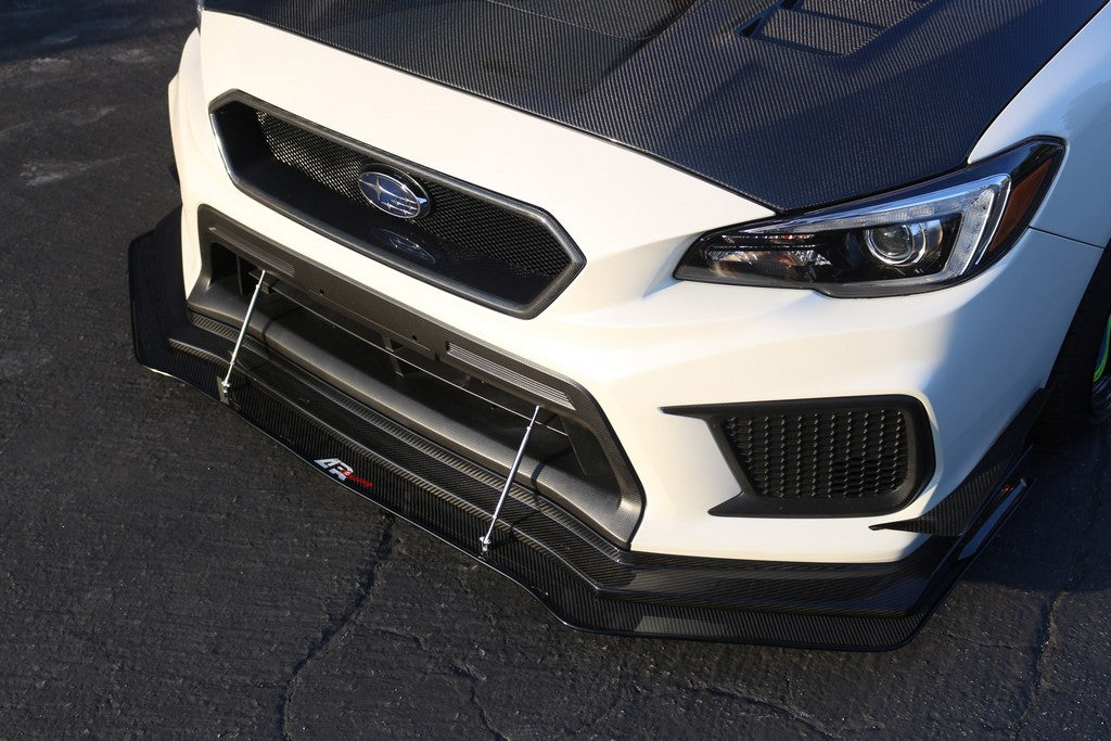 APR Performance Carbon Fiber Wind Splitter With Rods - CW-801806-C-Dub Tech