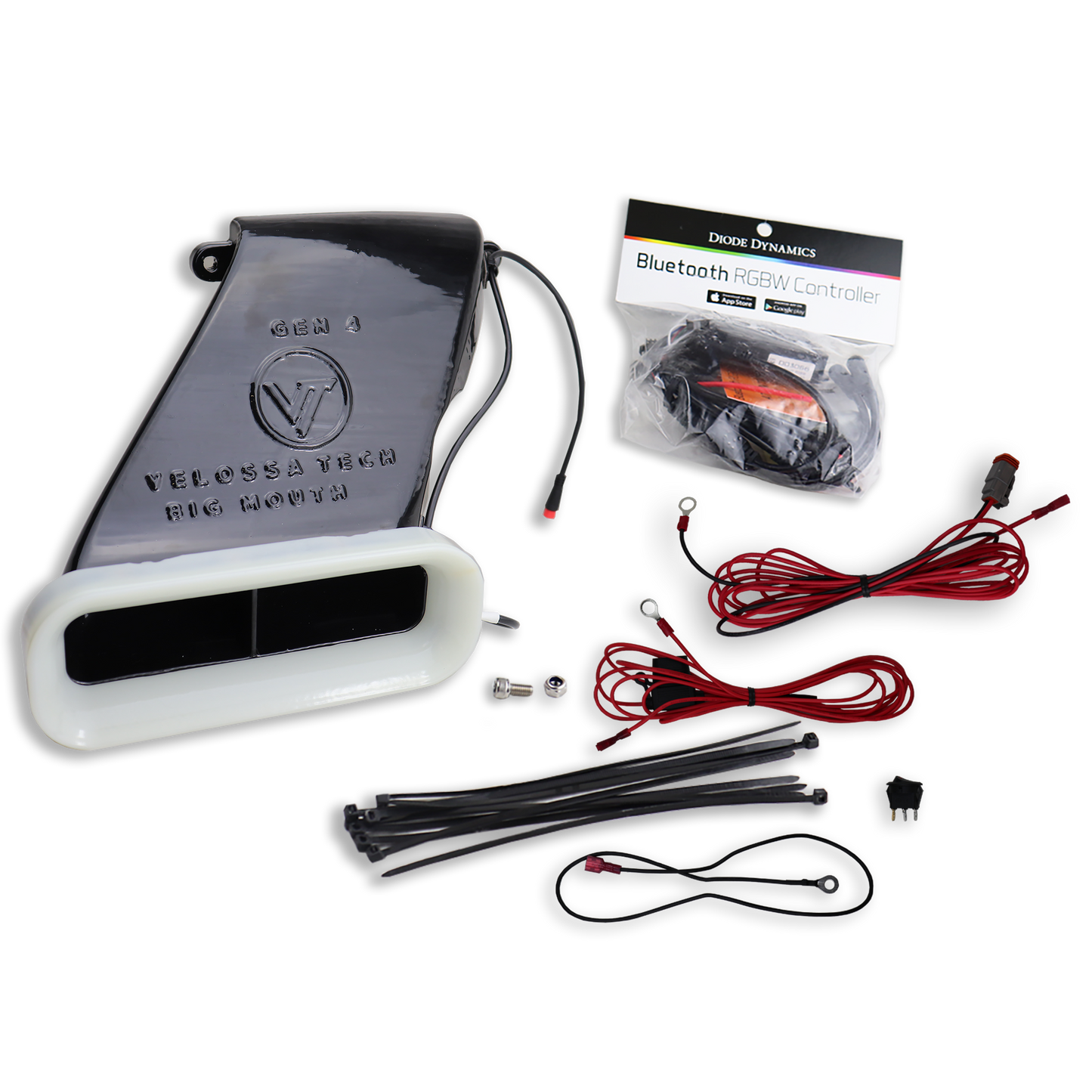 2019-2020 Hyundai Elantra Sport (Avante Sport, AD and Elantra SEL) BIG MOUTH "LIT KIT" Ram Air Intake Snorkel-C-Dub Tech