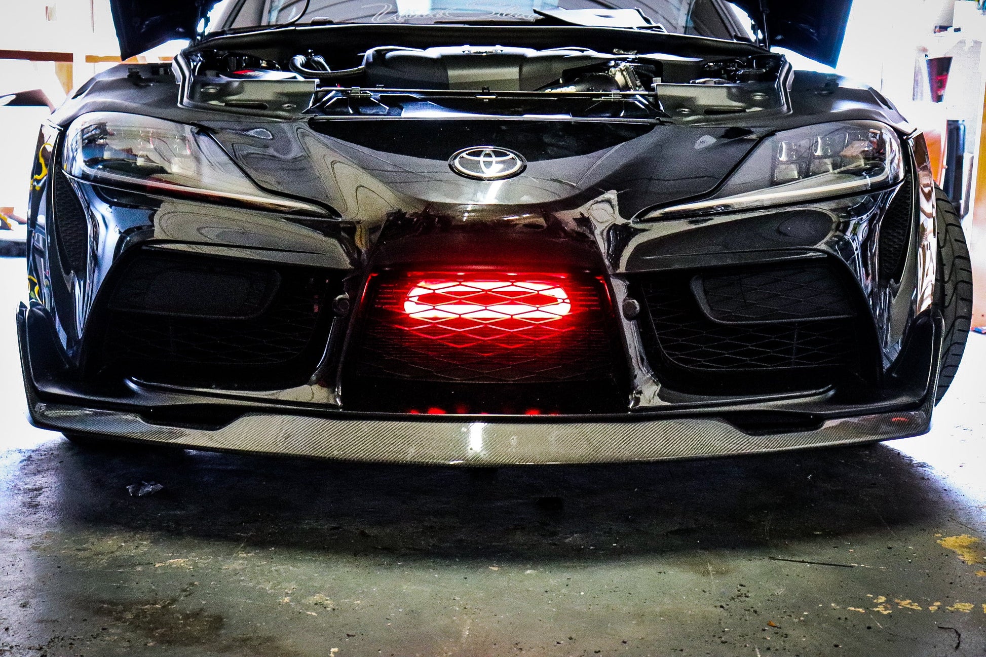 2020-2021+ Toyota Supra MK5 BIG MOUTH "LIT KIT" Ram Air Intake Snorkel-C-Dub Tech