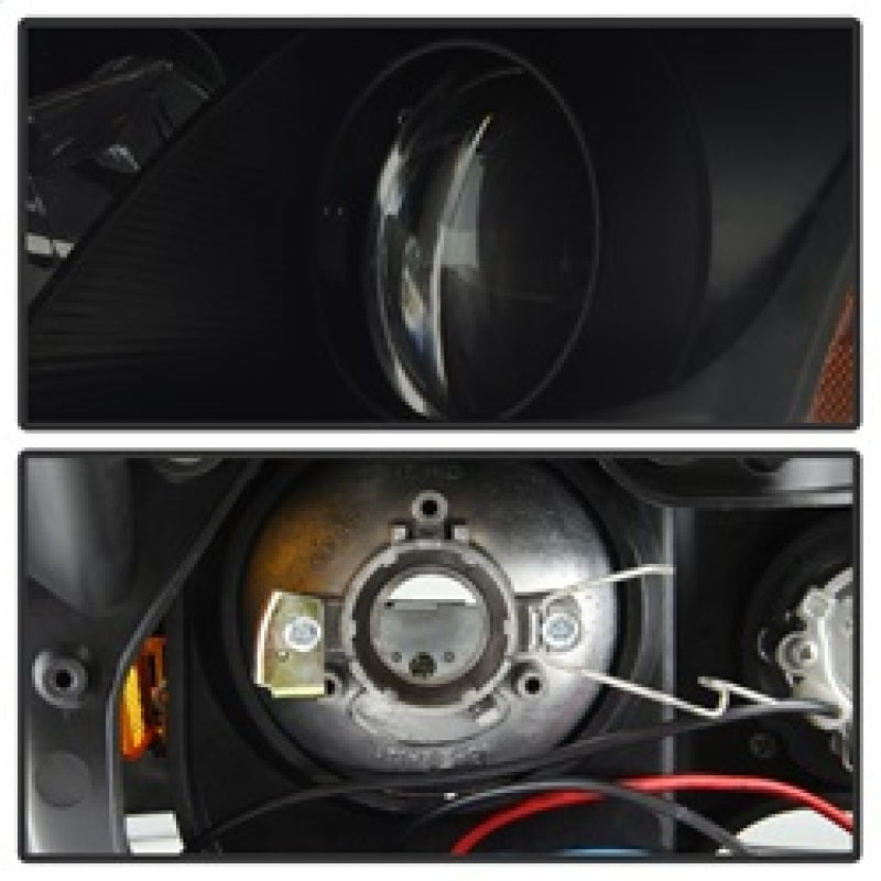 Spyder Lexus IS 250/350 2006-2010 Projector Headlights DRL Black Smoke - 5080073