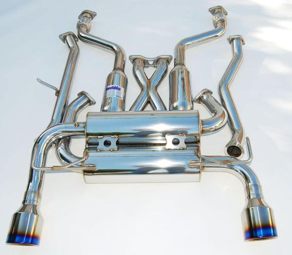 Invidia 07+ Infiniti G37 Coupe Gemini Single Layer Titanium Tip - HS07IG7GIT