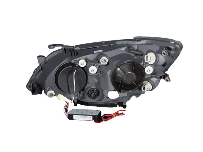 ANZO 2001-2005 Lexus Is300 Projector Headlights w/ Halo Black - 121199-C-Dub Tech