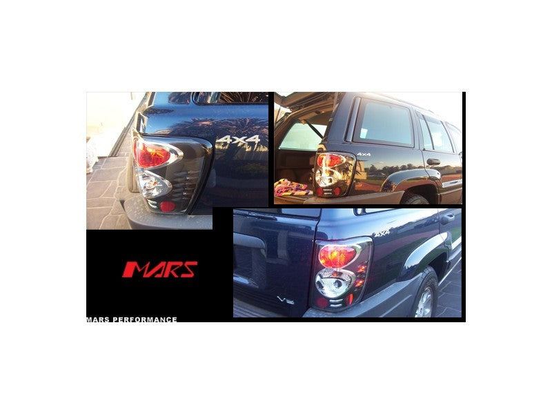 Spyder Jeep Grand Cherokee 05-06 Euro Style Tail Lights Black - 5005502