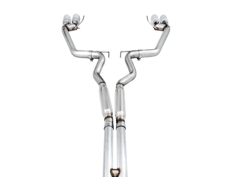 AWE Tuning 2018+ Ford Mustang GT (S550) Cat-back Exhaust - - 3020-42064-C-Dub Tech