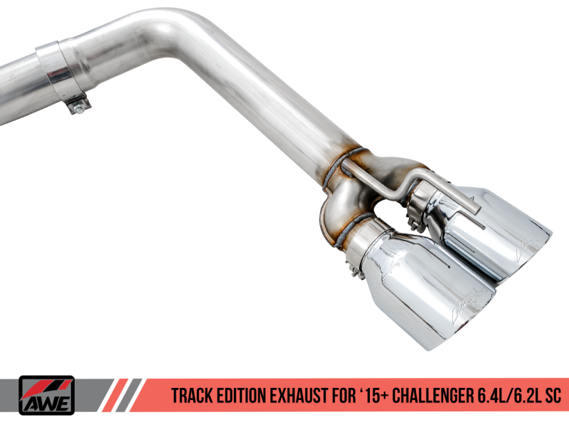 AWE Tuning 2015+ Dodge Challenger 6.4L/6.2L SC Track Edition Exhaust - 3015-42136-C-Dub Tech