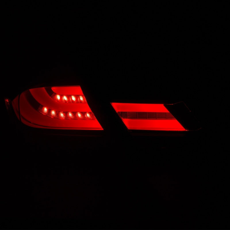 ANZO 2013-2015 Honda Civic (excludes hybrid) LED Taillights Chrome - 321325-C-Dub Tech